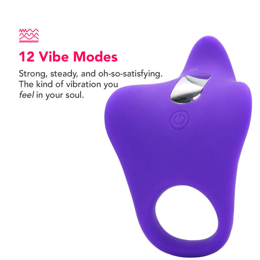 Silicone Remote Orgasm Vibrating Cock Ring