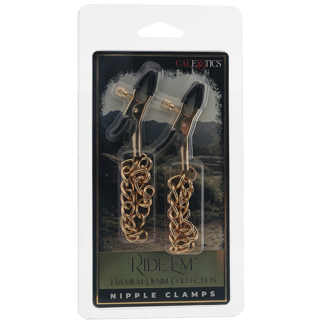 Ride 'Em Nipple Clamps: Luxurious Adjustable Pinch & Tease