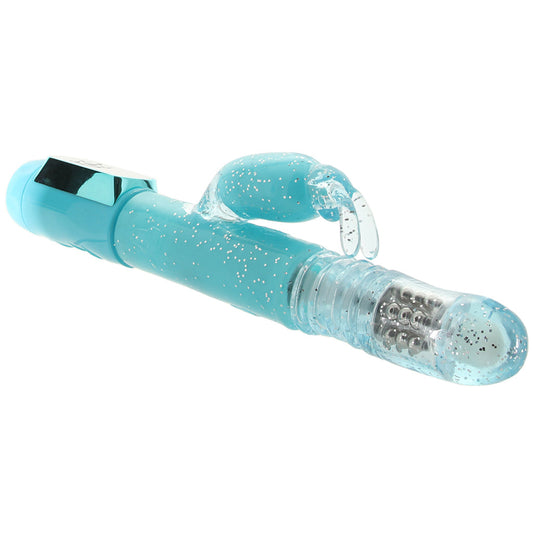 CalExotics Dazzle Xtreme Thruster Rabbit Vibe in Teal - Vibrators - HoneyHugs Canada (View 2)