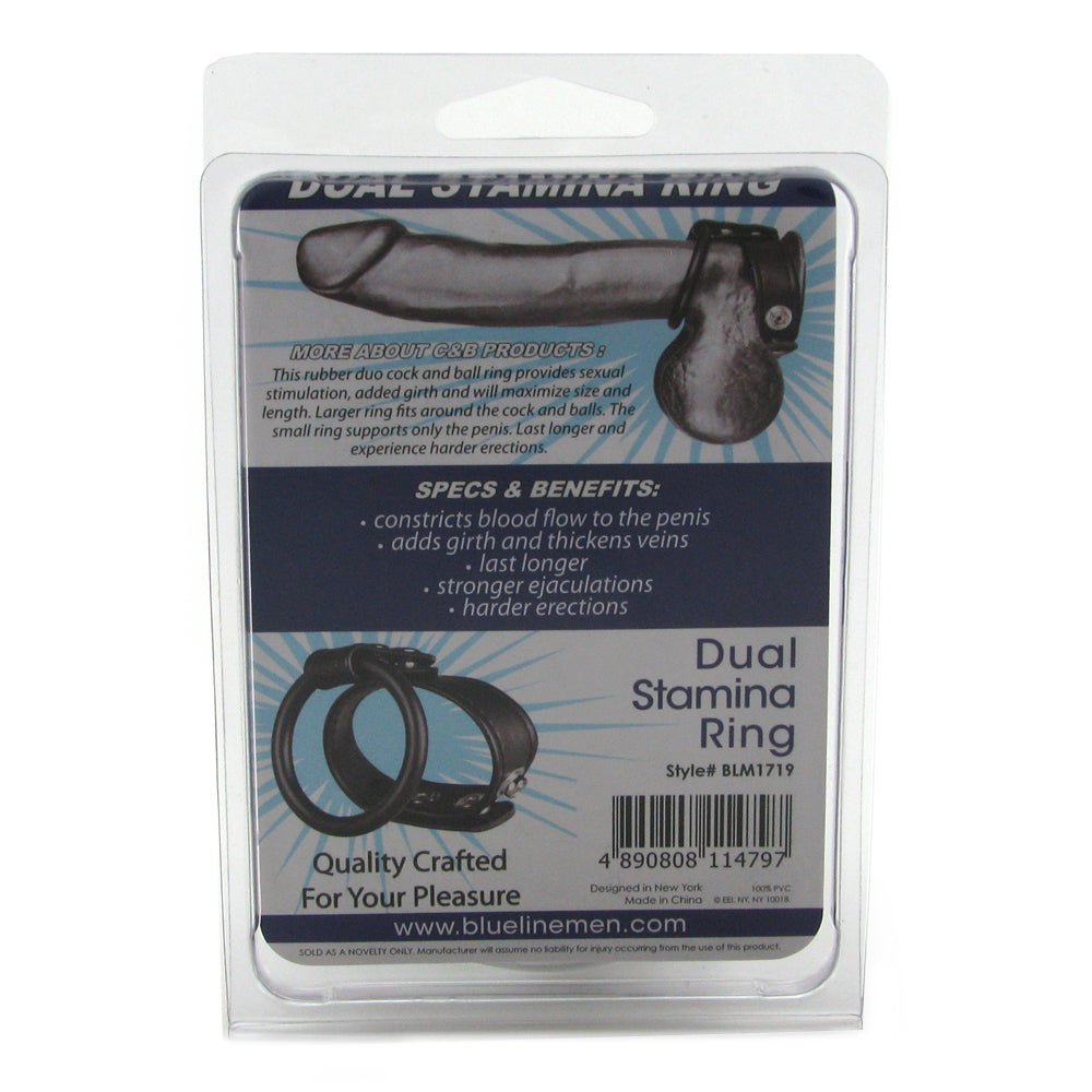 Blueline Men: Dual Stamina Ring – Elevate Your Endurance & Intensify Pleasure