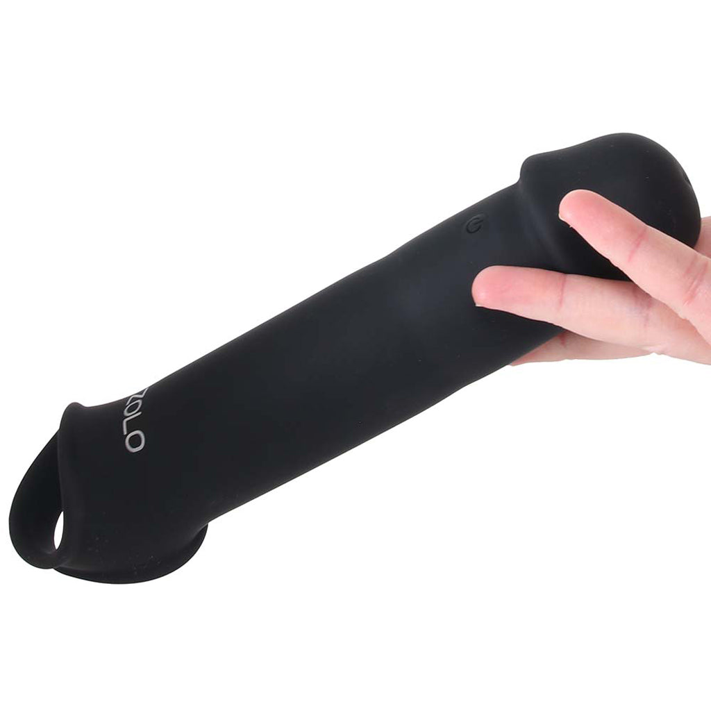 Zolo Vibrating Silicone Penis Extender - Vibrators - HoneyHugs Canada (View 4)