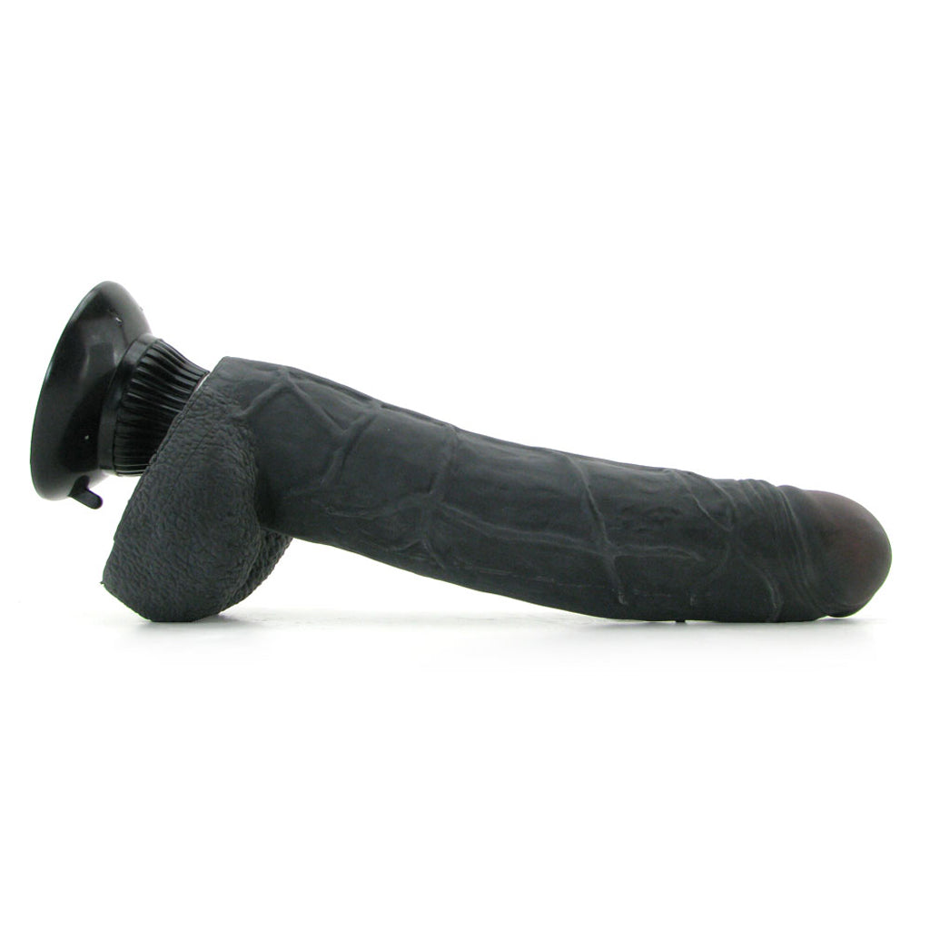 Real Feel Real Feel Deluxe 9 Inch Vibrating Wall Banger Dildo in Blac - Vibrators - HoneyHugs Canada (View 3)