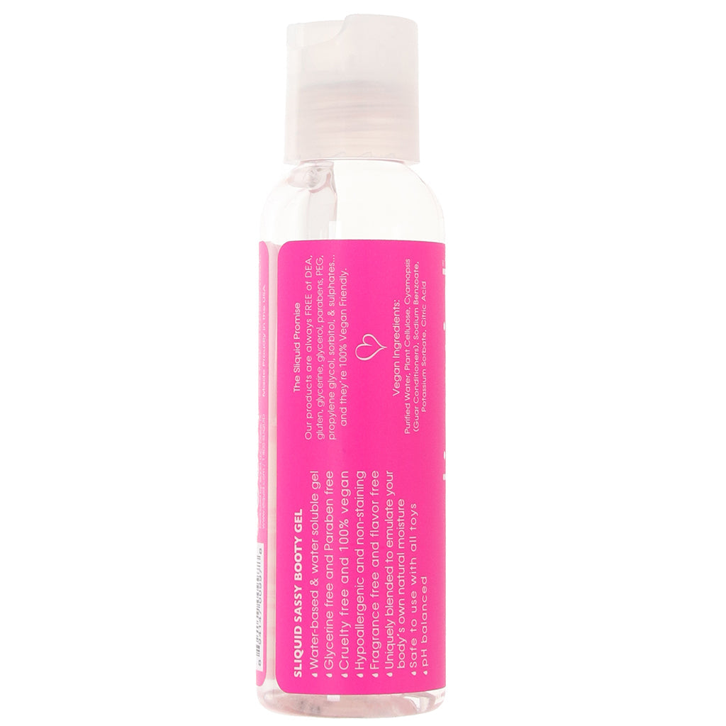 Sliquid Sassy Booty Gel: Premium Thick Anal Lubricant for Ultimate Comfort & Pleasure - 2oz/60ml