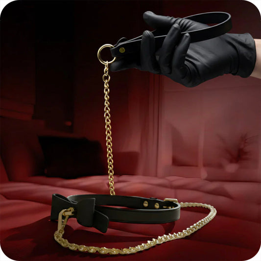 Temptasia Ardor Silicone Bows Collar & Leash