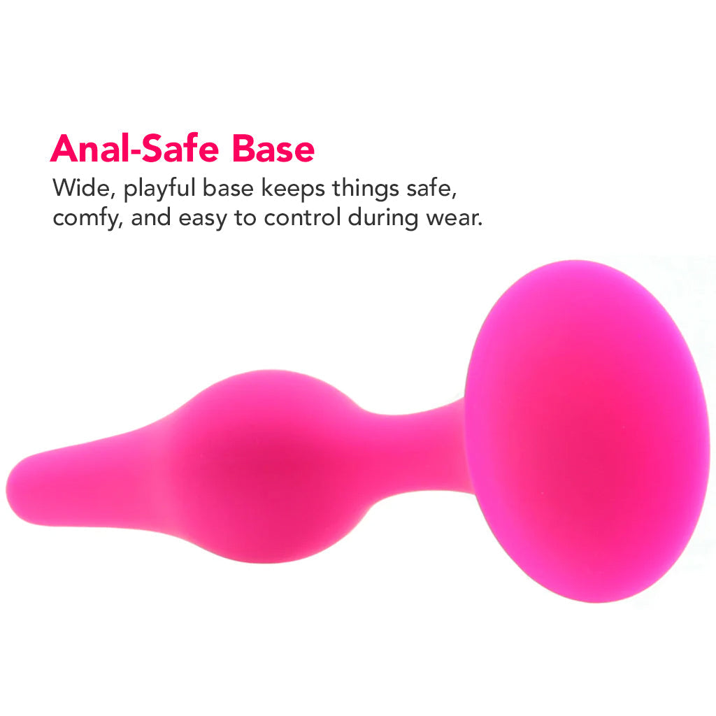 Luxe Pink Silicone Beginner Butt Plug Kit | Three Sizes for Elegant Exploration