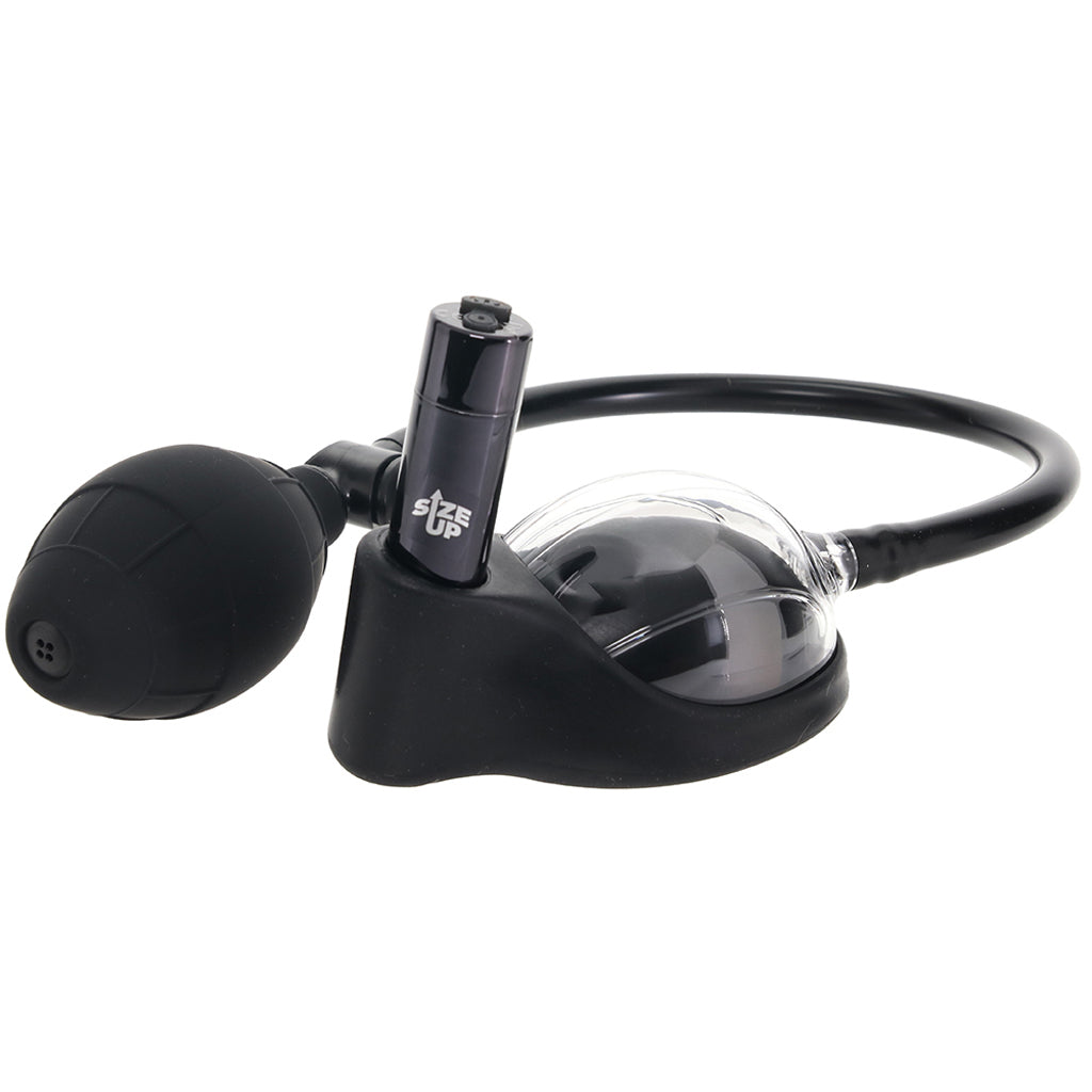 Size Up Vibrating Mini Pussy & Clitoral Pump