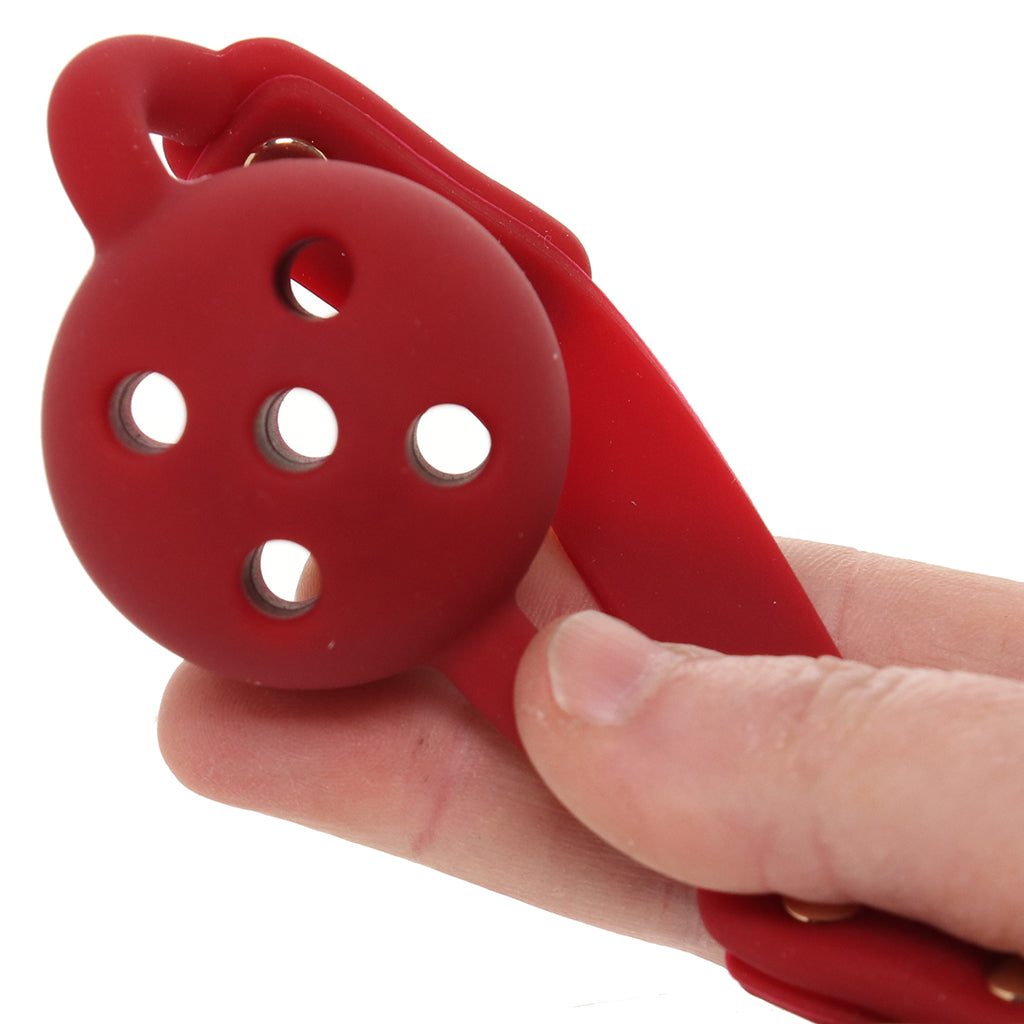 Temptasia Ardor Silicone Ball Gag in Red