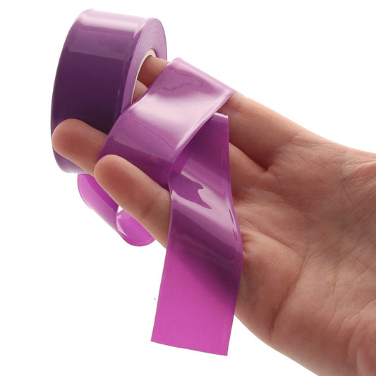 WhipSmart Sensual Self-Adhesive Bondage Tape Set with Blindfold