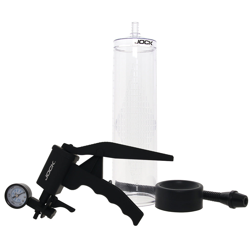 Jock Pump Up Pressure Gauge Trigger Penis Pump