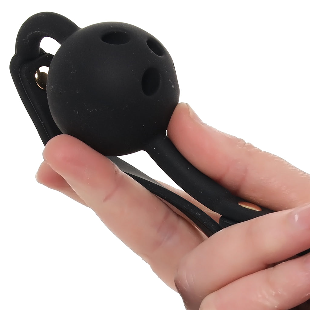 Temptasia Ardor Silicone Ball Gag in Black