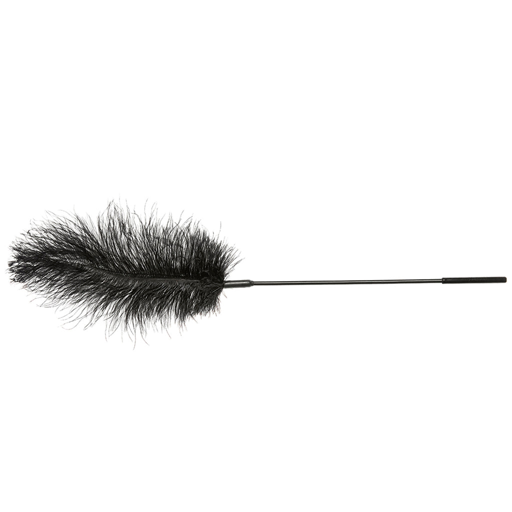 Sportsheets Luxury Black Ostrich Feather Tickler - Sensual Tease & Play