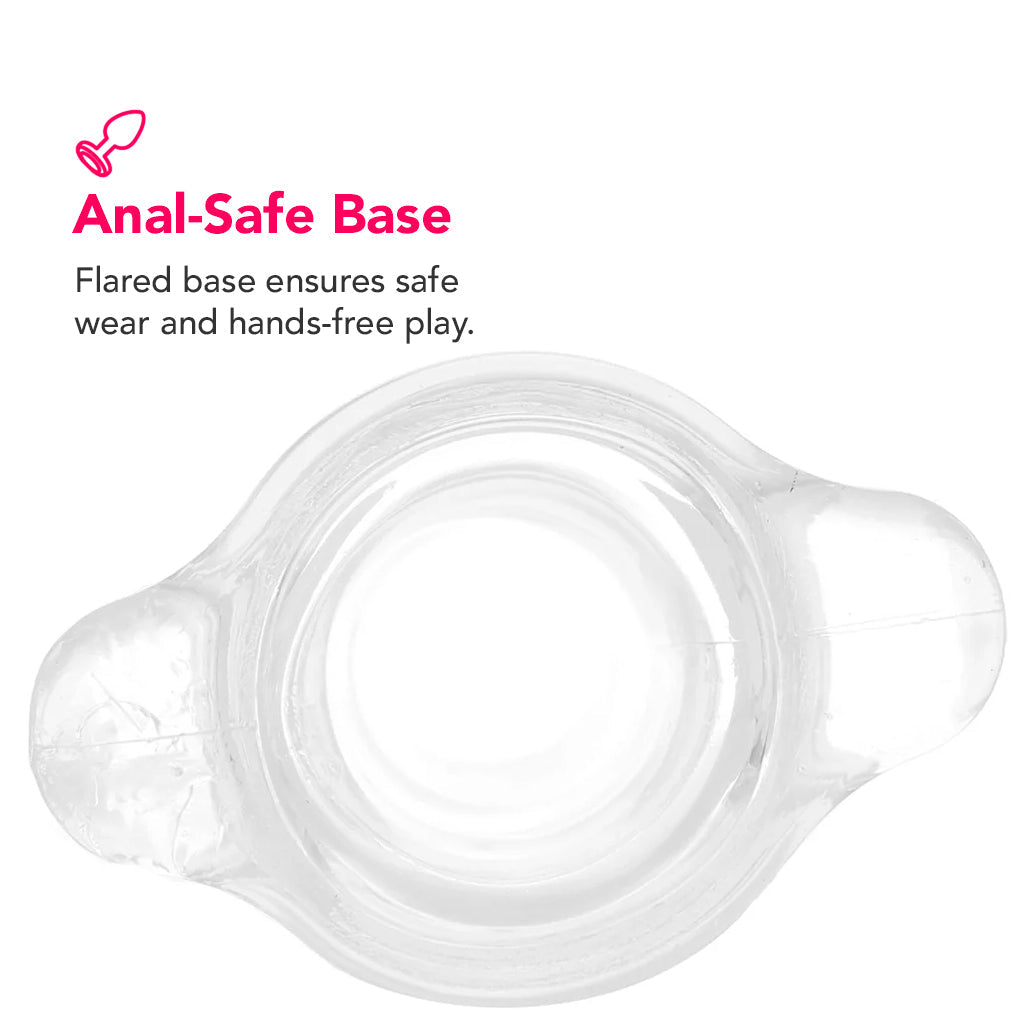Master Series Peephole: The Clear Hollow TPE Anal Plug for Deep Exploration