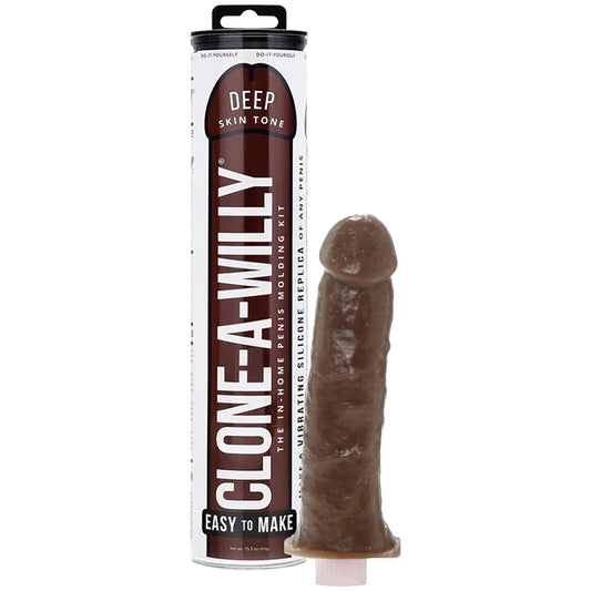 Clone-A-Willy Clone-A-Willy Vibrator Kit in Deep Skin Tone - Vibrators - HoneyHugs Canada