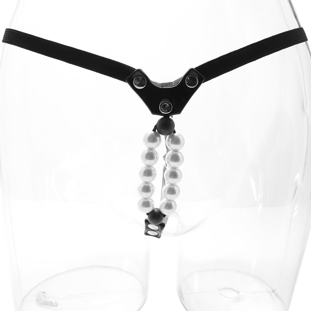 CalExotics Lover's Thong with Pleasure Pearls - Vibrators - HoneyHugs Canada