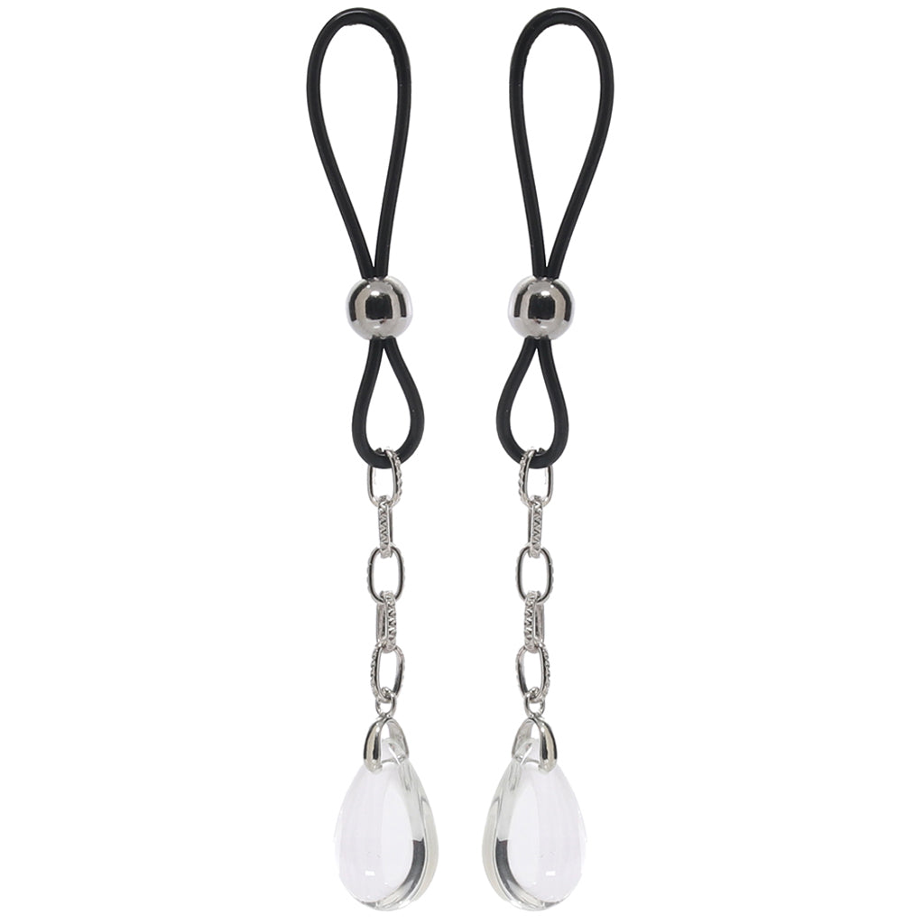 Exquisite Non-Piercing Crystal Nipple Jewelry | Dazzling Tassels by Nipple Play