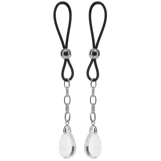 Exquisite Non-Piercing Crystal Nipple Jewelry | Dazzling Tassels by Nipple Play