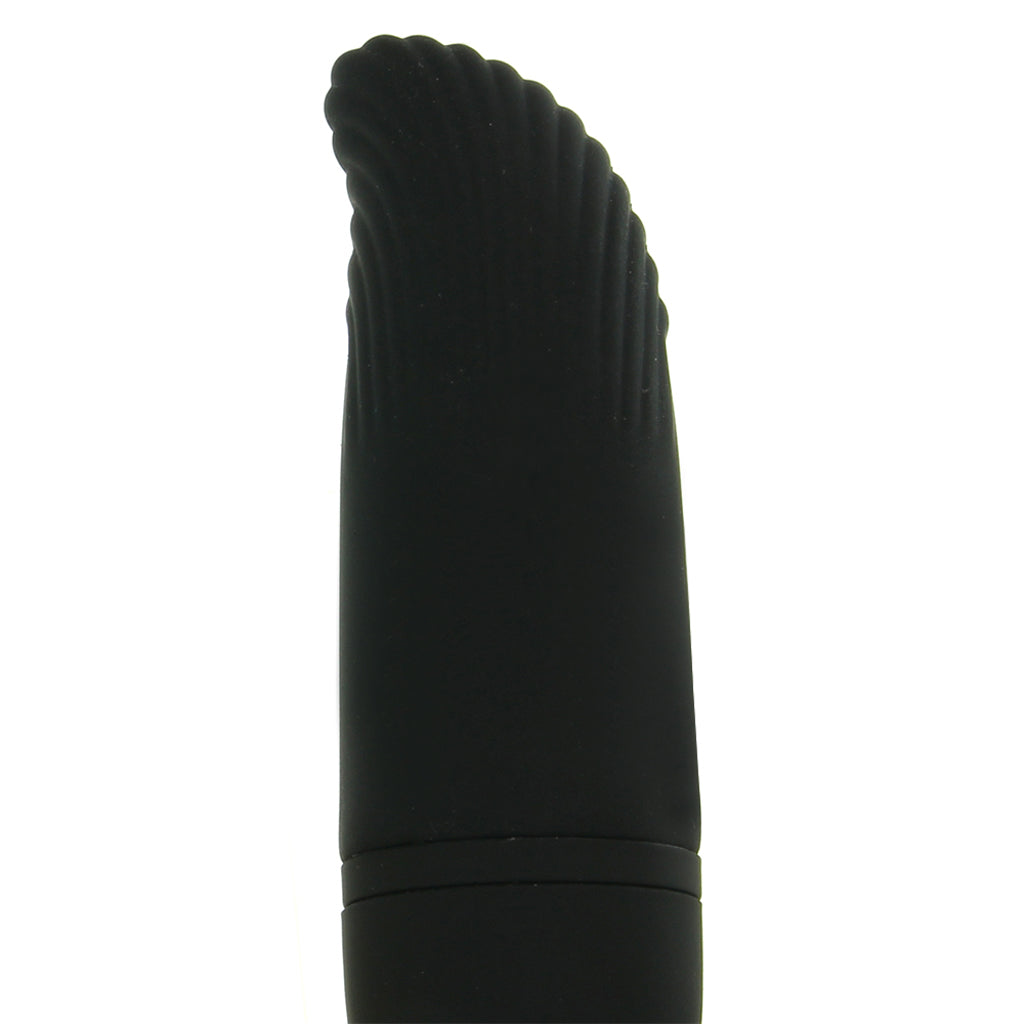 CalExotics Silicone Remote Ridged G Vibe in Black - Vibrators - HoneyHugs Canada (View 2)