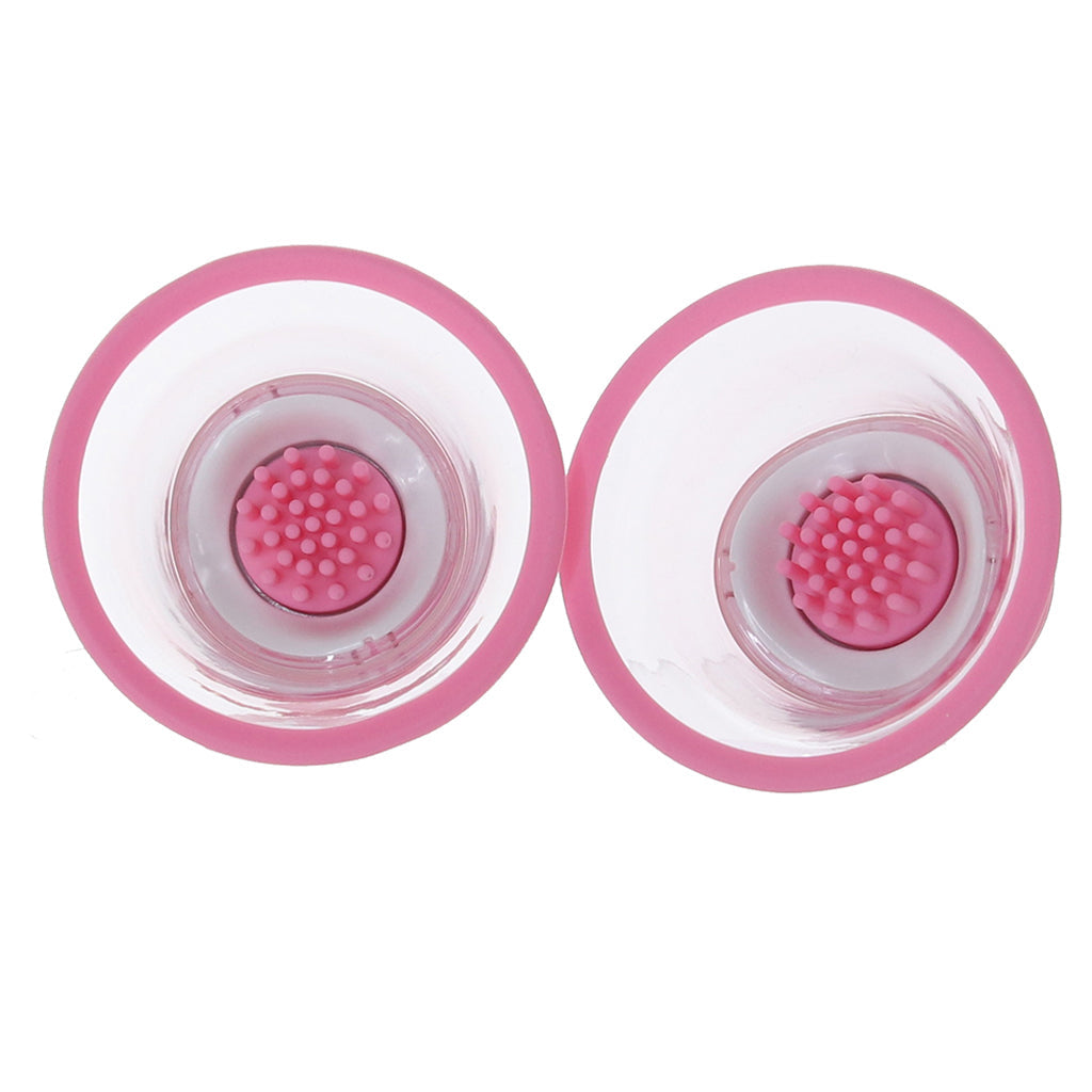 Discover Divine Sensation: Size Matters Rotating Nipple Suckers - Pink Edition