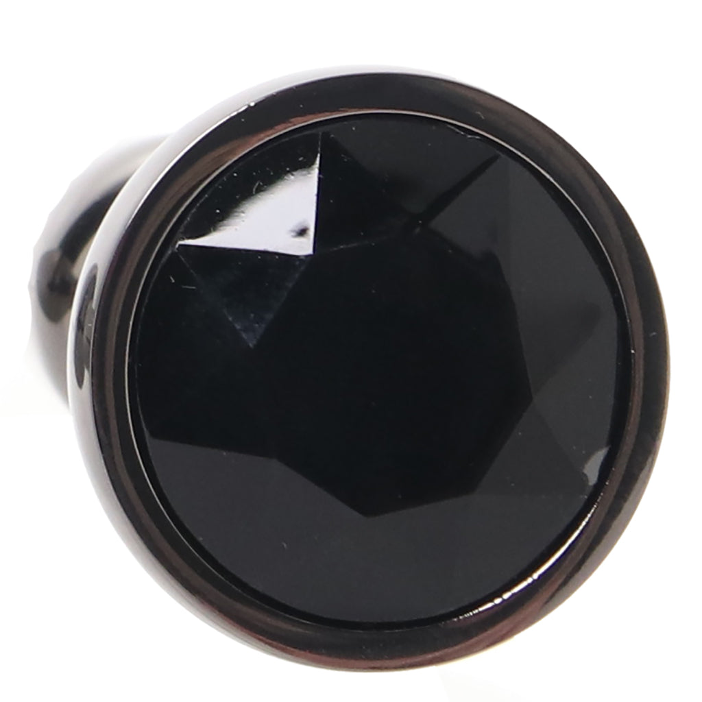 Rear Assets Small Tapered Butt Plug in Gunmetal