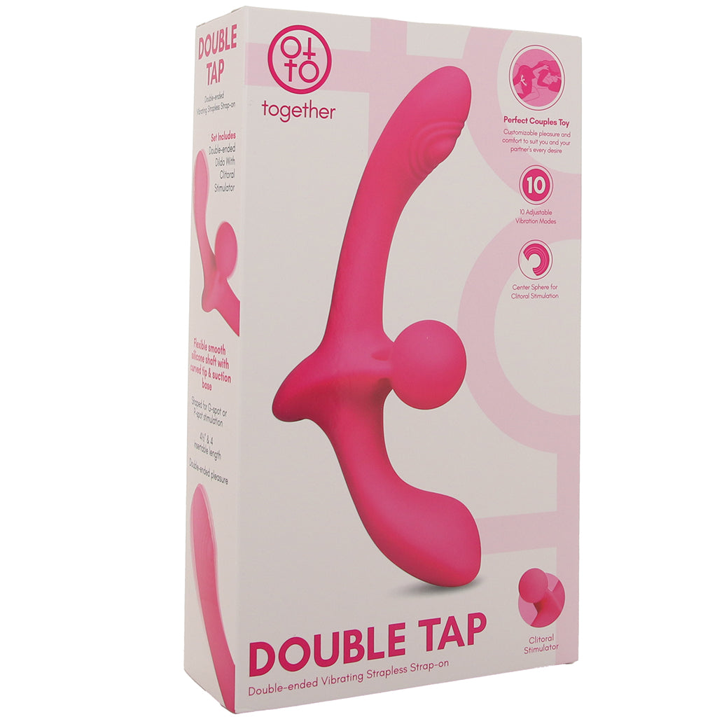 Together Together Double Tap Strapless Strap-On Vibe - Vibrators - HoneyHugs Canada (View 9)
