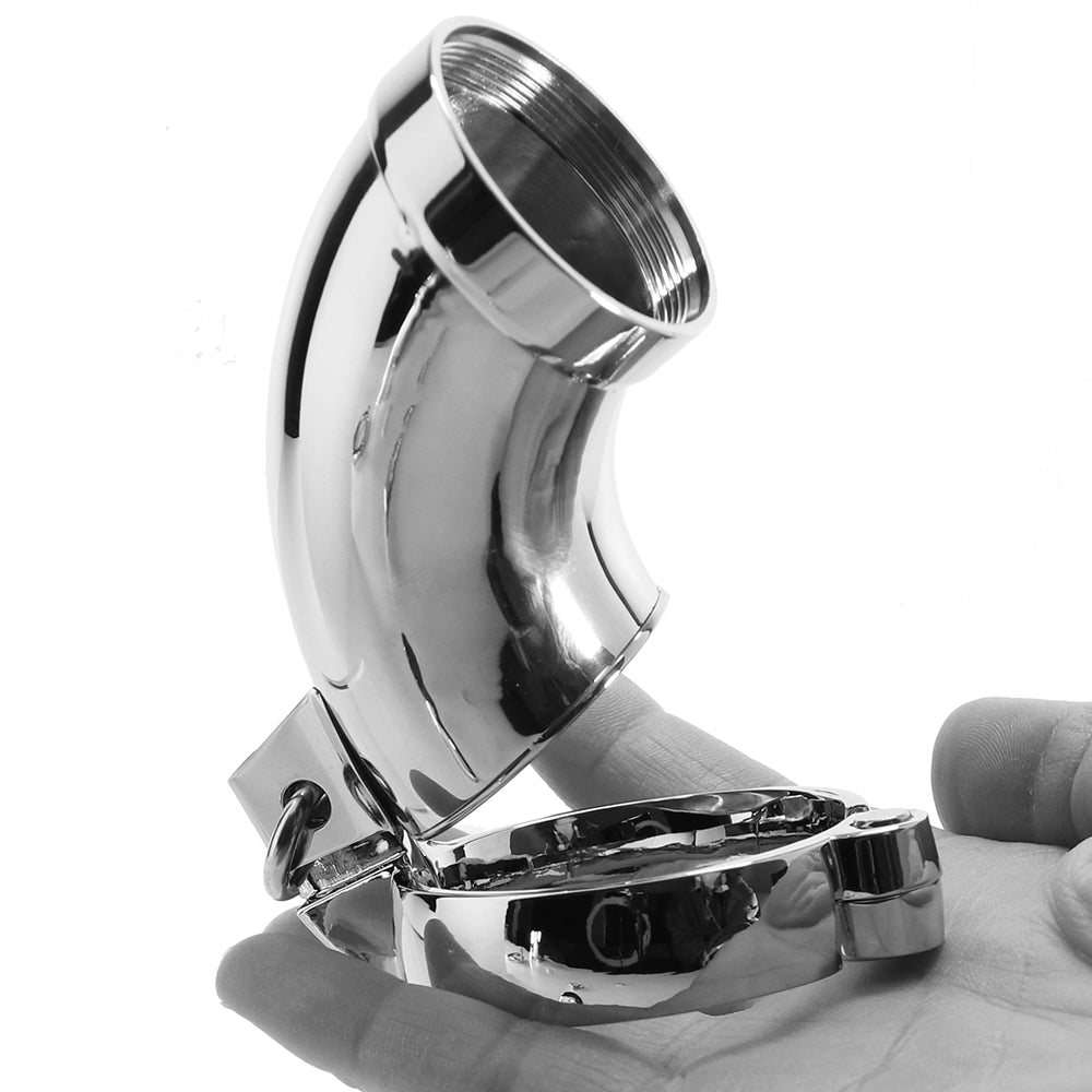 Blueline Men Total Submission Cock Cage | Luxury Stainless Steel Chastity for Unrivaled Control