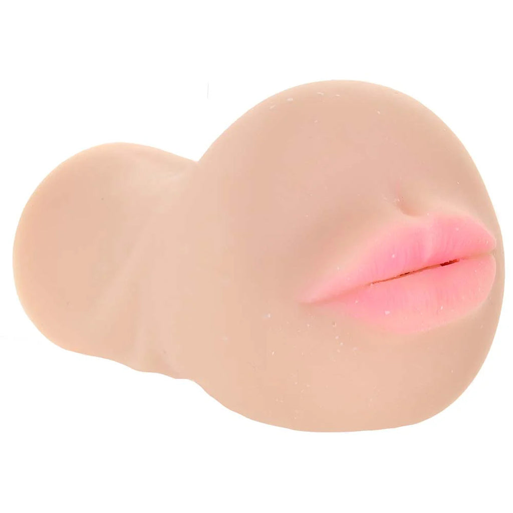 CalExotics Stroke It Anatomical Mouth Stroker in Ivory - Male Masturbators - HoneyHugs Canada