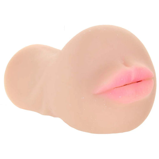 CalExotics Stroke It Anatomical Mouth Stroker in Ivory - Male Masturbators - HoneyHugs Canada
