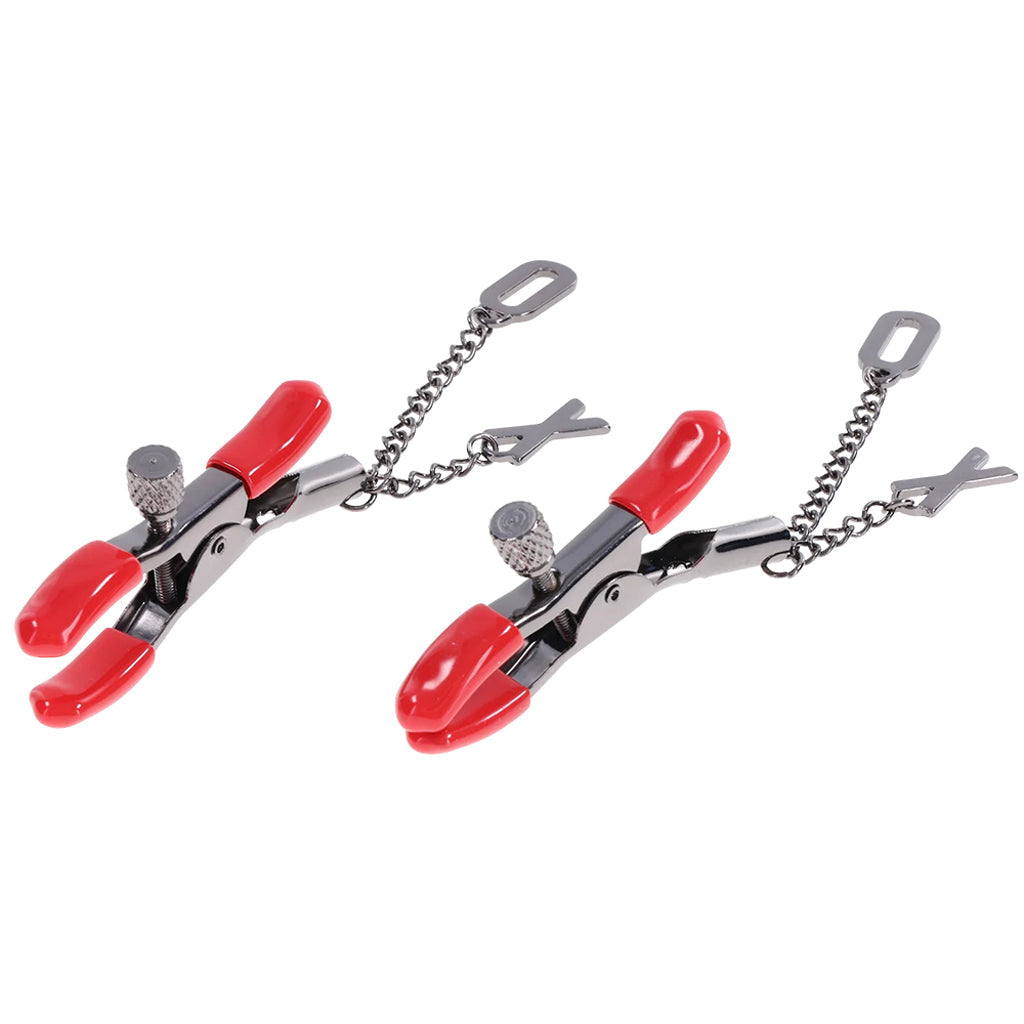 Ex's & Oh's Adjustable Nipple Clamps: Ignite Desire & Sensual Control