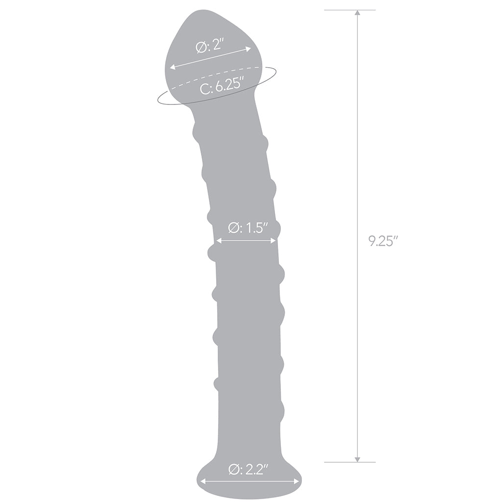 gläs 10 Inch Mr. Swirly Dildo