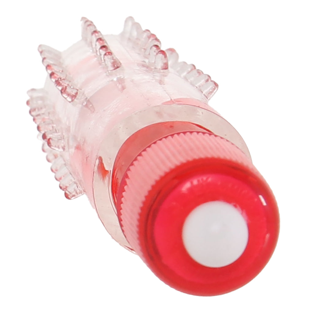 Travel Blaster Textured Bullet Vibe in Red