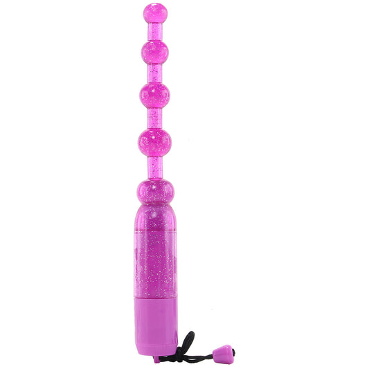 CalExotics Waterproof Vibrating Pleasure Beads in Purple - Vibrators - HoneyHugs Canada