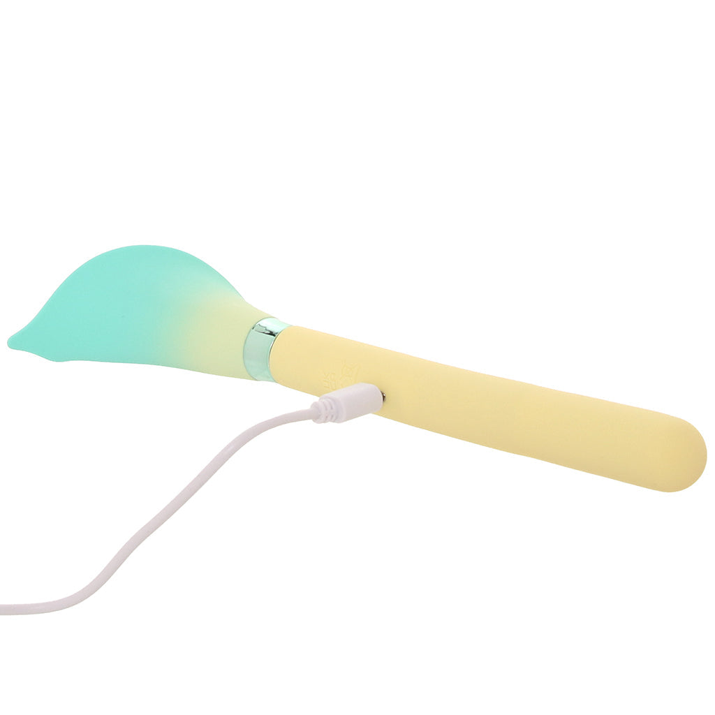 Maia Vala Fiercely Powerful Silicone Flower Vibe in Yellow - Vibrators - HoneyHugs Canada (View 7)