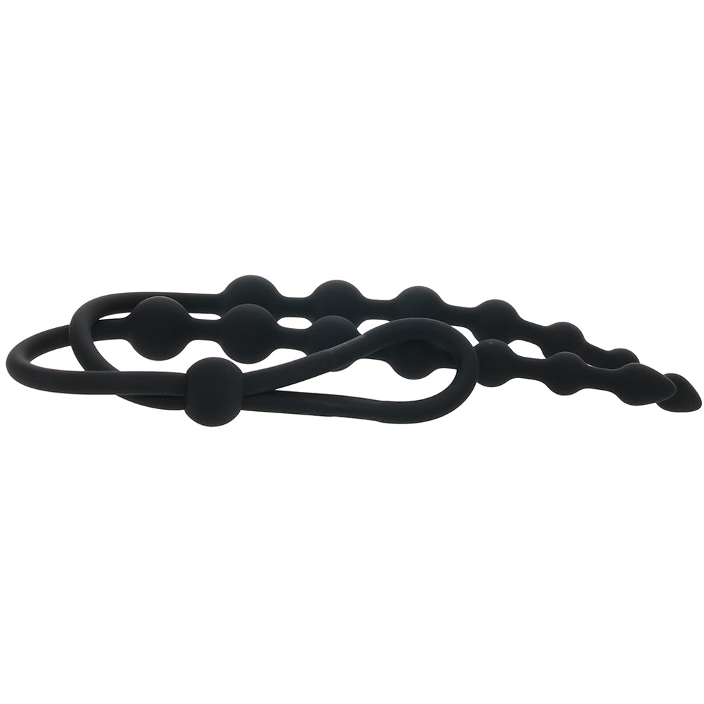 Ass-Station Dual Silicone Anal Beads: Unleash Exquisite Dual-Ended Pleasure
