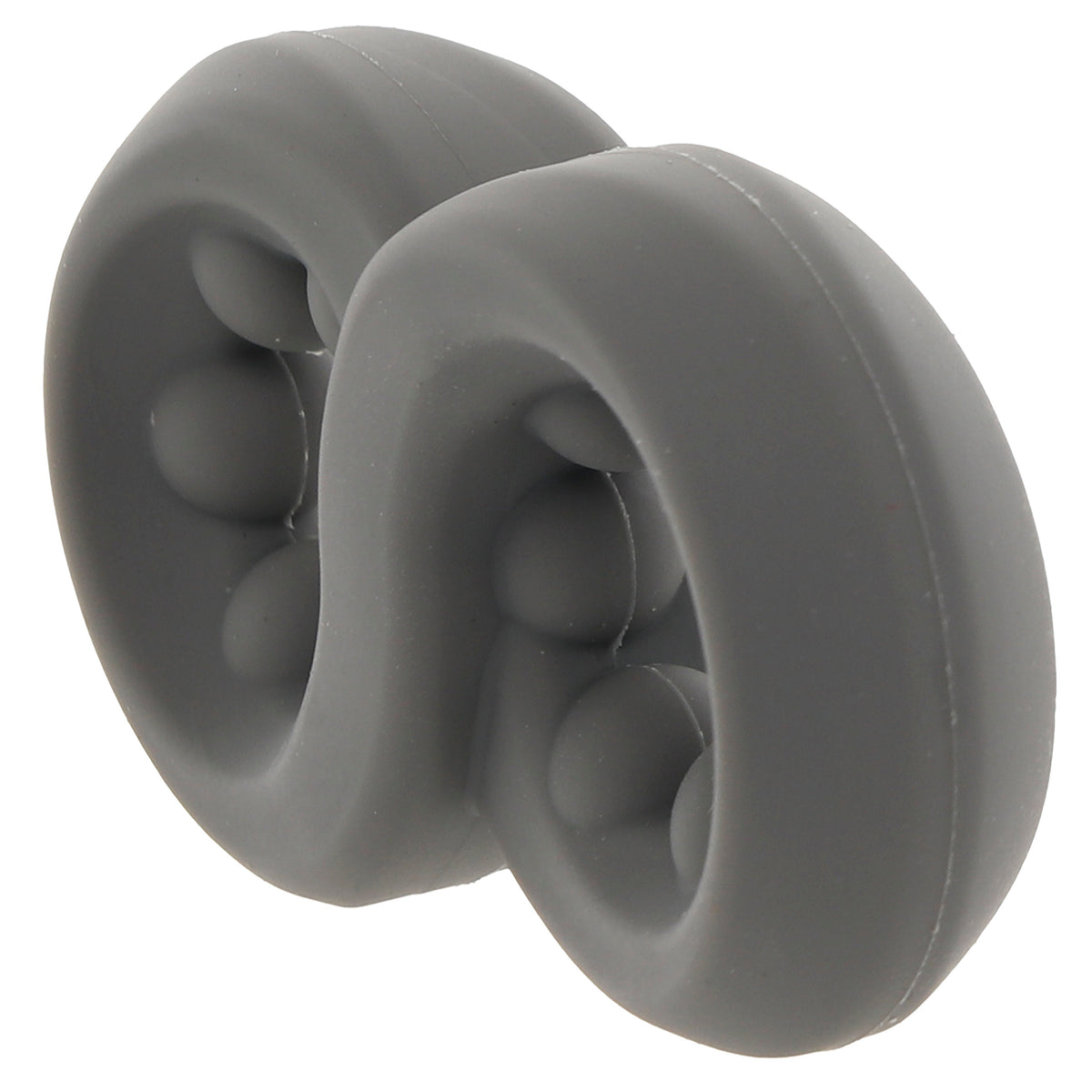 Alpha Liquid Silicone Beaded Crazy 8 Ring