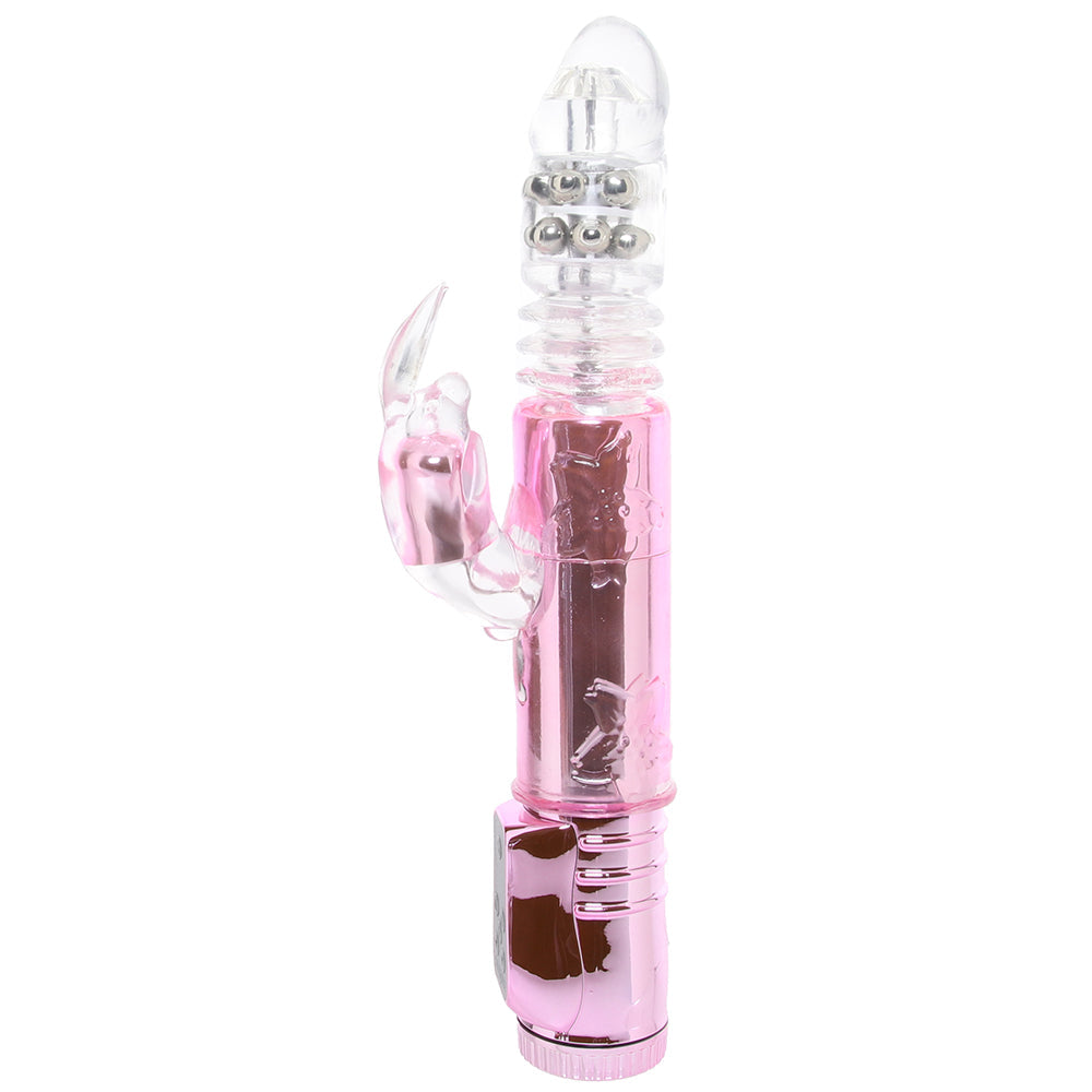 Thrusting Orgasm Bunny Vibe in Pink