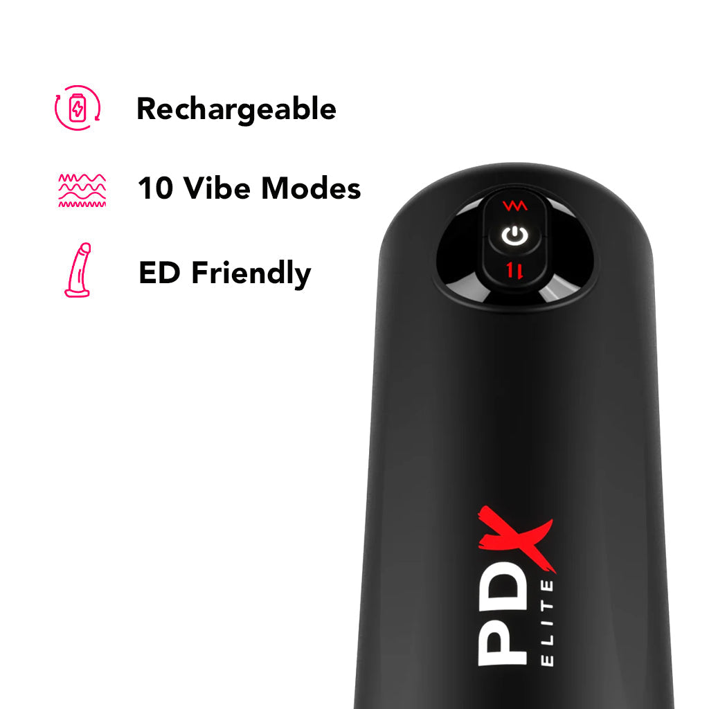 Pipedream Extreme Toyz PDX Elite Moto Milker Thrusting Auto Stroker - Male Masturbators - HoneyHugs Canada (View 5)