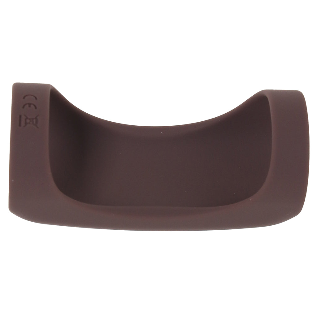 Jock Vibrating Silicone Penis Sleeve in Dark