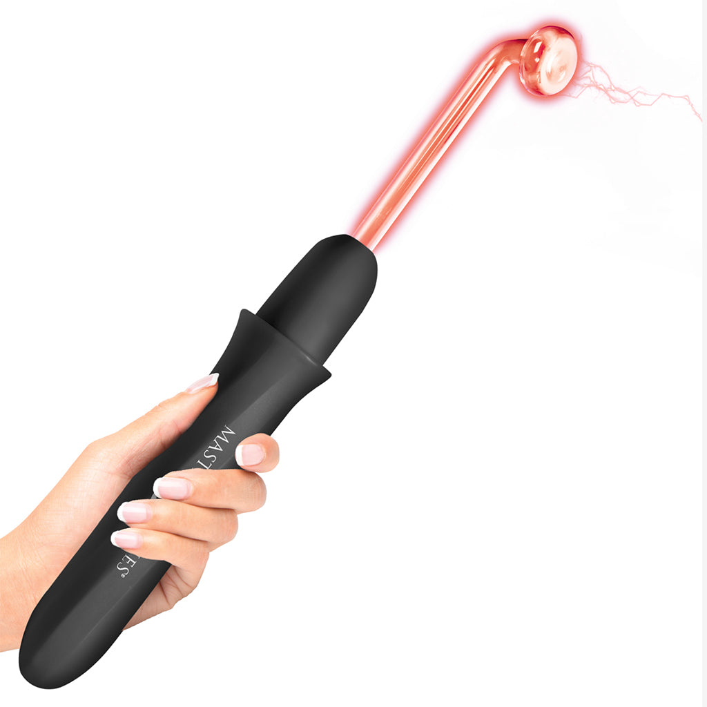 Master Series Elektra: Premium Rechargeable E-Stim Wand for Electrifying Pleasure