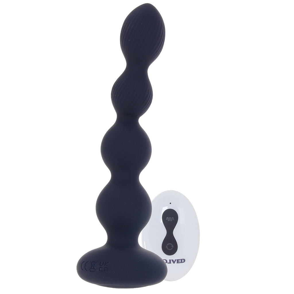 Evolved Novelties Pleasure Orbit Rotating Beaded Anal Vibe - Vibrators - HoneyHugs Canada